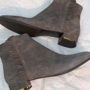 Vaneli Amoke Fango Suede Ankle Boots Size 12 Best Fit 11-11.5 New in Box